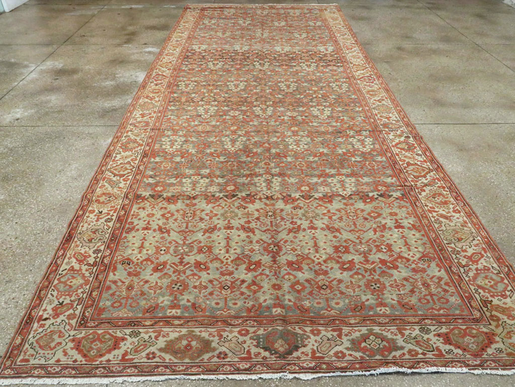 Vintage Persian Malayer Gallery Carpet, No.24105 - Galerie Shabab