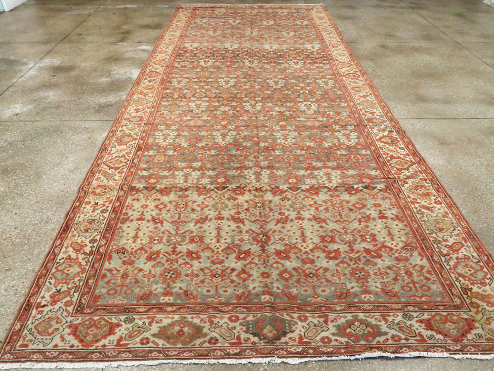 Vintage Persian Malayer Gallery Carpet, No.24105 - Galerie Shabab