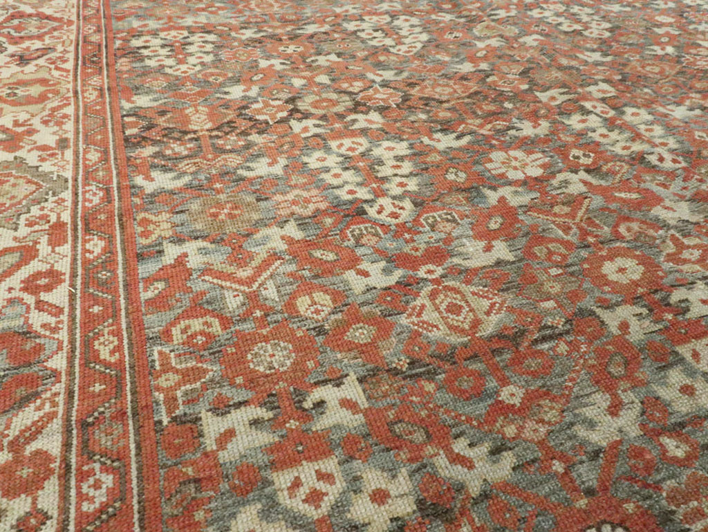 Vintage Persian Malayer Gallery Carpet, No.24105 - Galerie Shabab