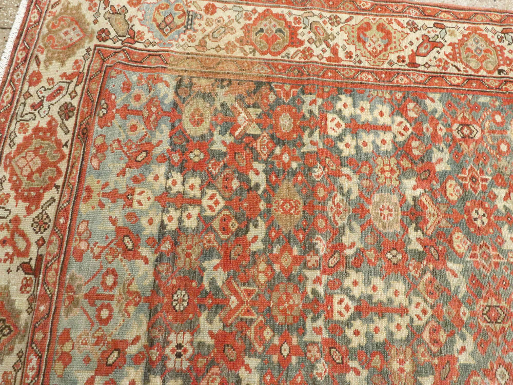 Vintage Persian Malayer Gallery Carpet, No.24105 - Galerie Shabab
