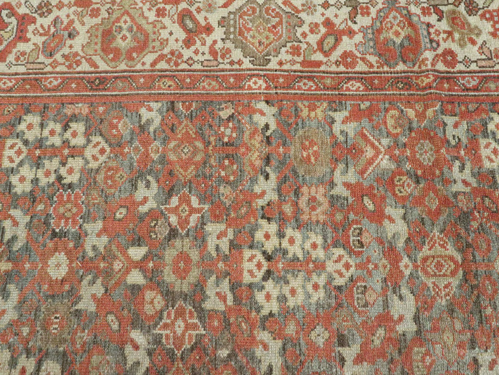 Vintage Persian Malayer Gallery Carpet, No.24105 - Galerie Shabab