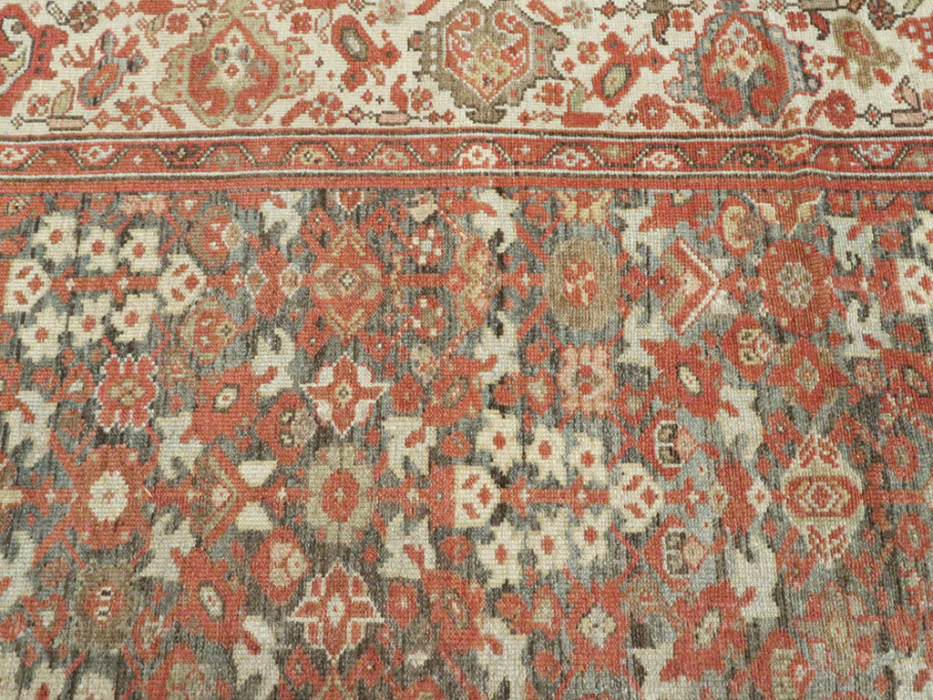 Vintage Persian Malayer Gallery Carpet, No.24105 - Galerie Shabab