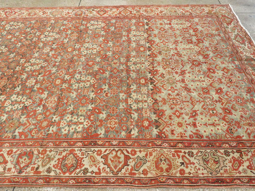 Vintage Persian Malayer Gallery Carpet, No.24105 - Galerie Shabab