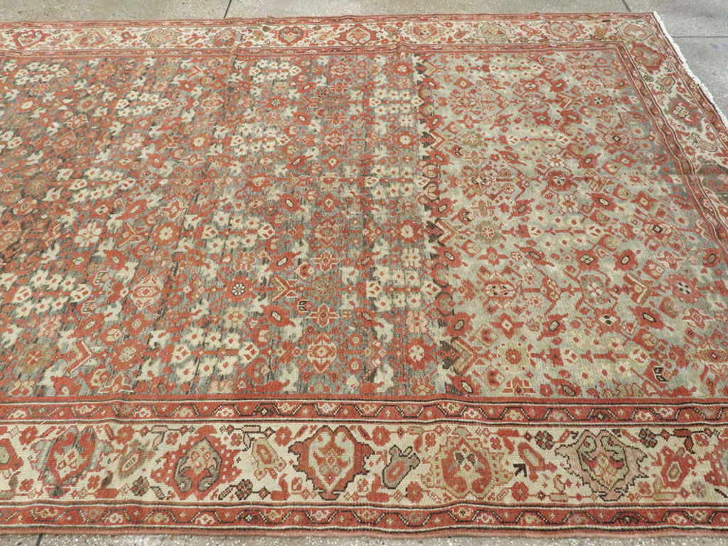 Vintage Persian Malayer Gallery Carpet, No.24105 - Galerie Shabab