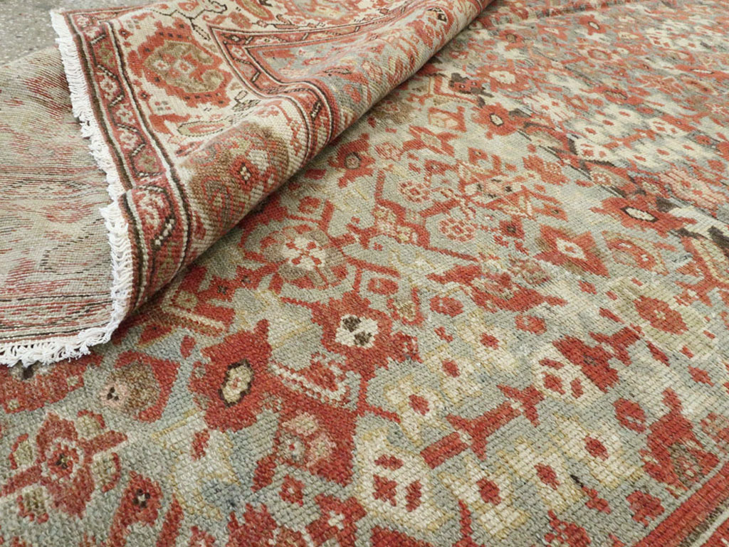 Vintage Persian Malayer Gallery Carpet, No.24105 - Galerie Shabab