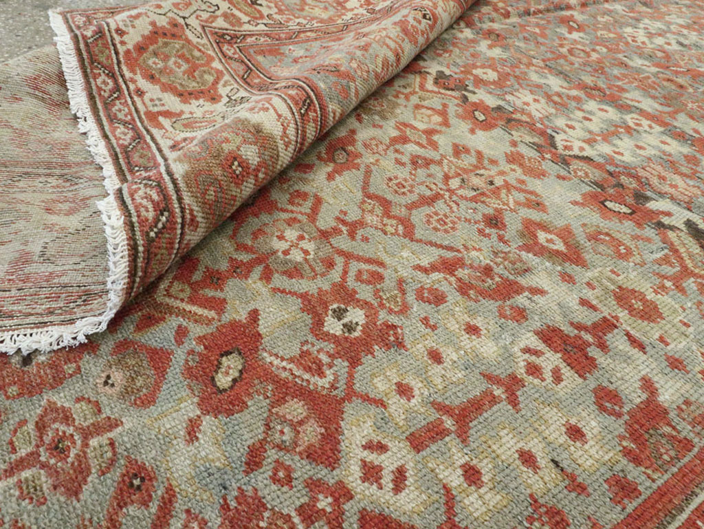 Vintage Persian Malayer Gallery Carpet, No.24105 - Galerie Shabab