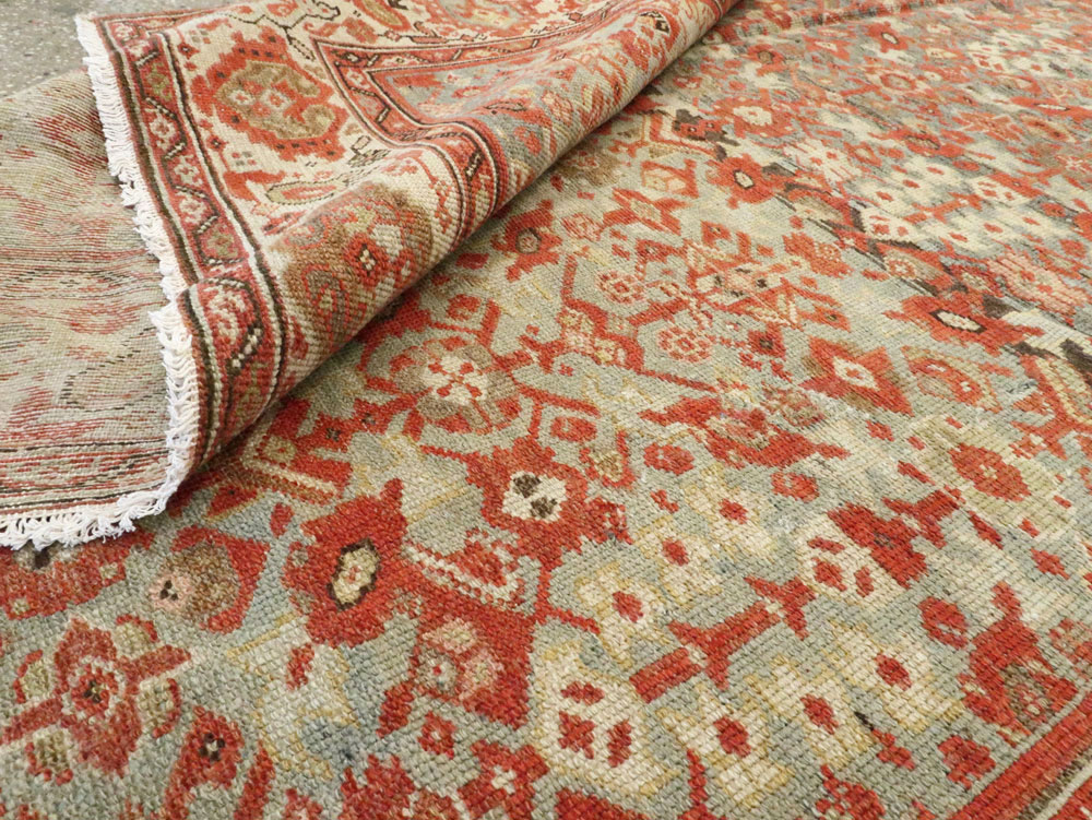 Vintage Persian Malayer Gallery Carpet, No.24105 - Galerie Shabab
