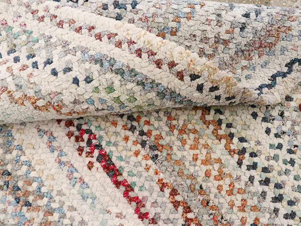 Vintage American Braid Rug, No.24106 - Galerie Shabab