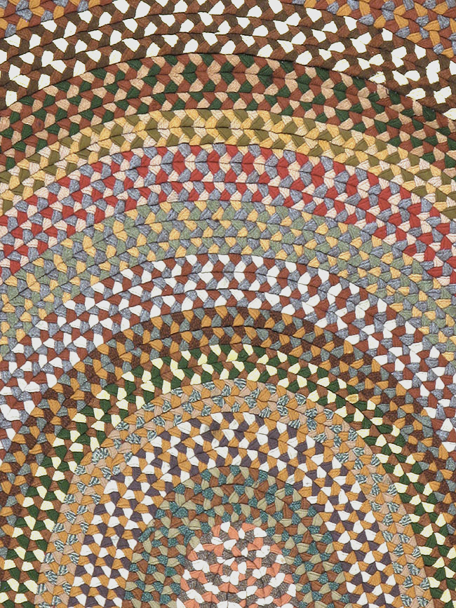 Vintage American Braid Rug, No.24107 - Galerie Shabab