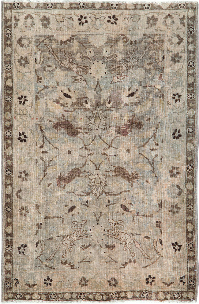 Vintage Persian Sarouk Rug, No.24108 - Galerie Shabab