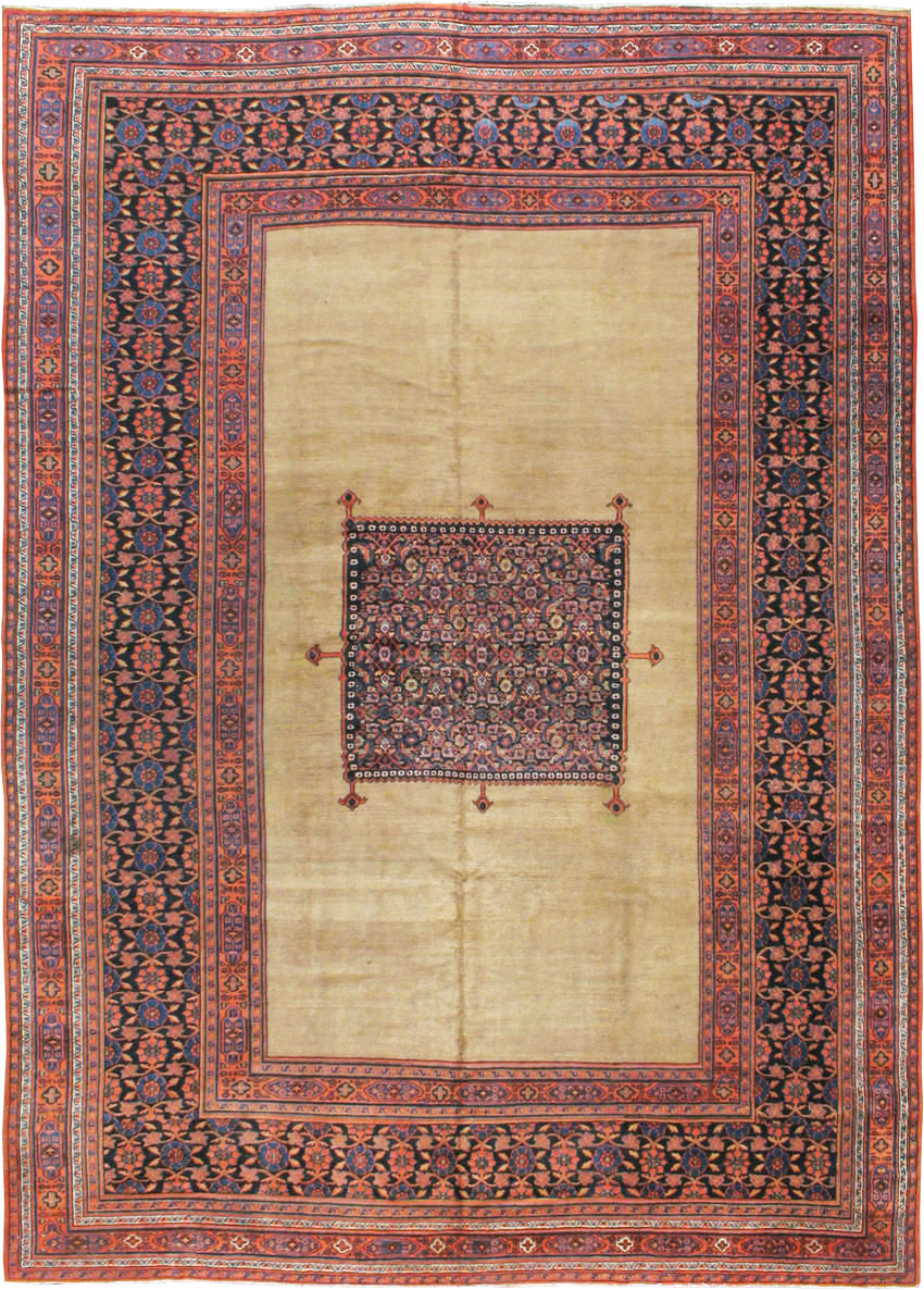 Antique Persian Dorokhsh Carpet, No.24110 - Galerie Shabab