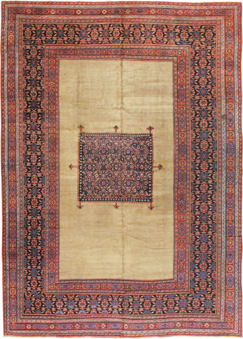 Antique Persian Dorokhsh Carpet, No.24110 - Galerie Shabab