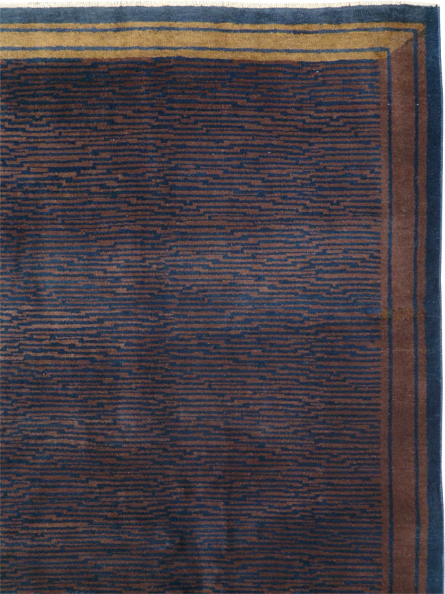 Vintage Indian Art Deco Carpet, No.24115 - Galerie Shabab
