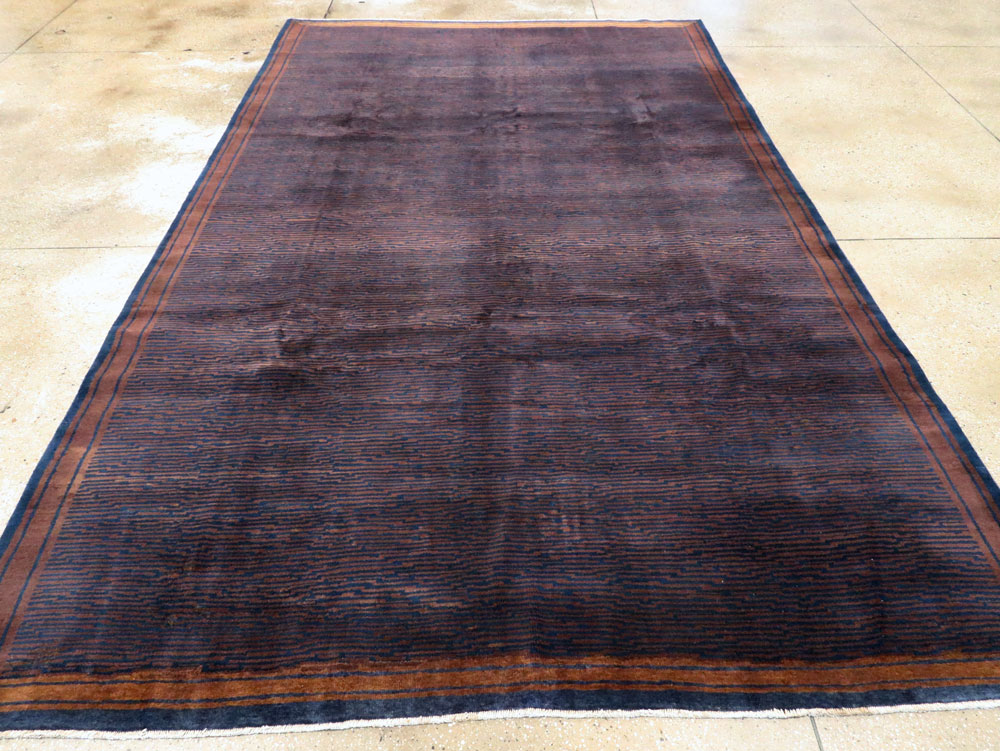 Vintage Indian Art Deco Carpet, No.24115 - Galerie Shabab