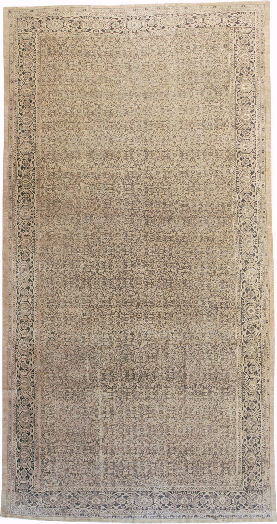 Antique Persian Mahal Carpet, No.24118 - Galerie Shabab