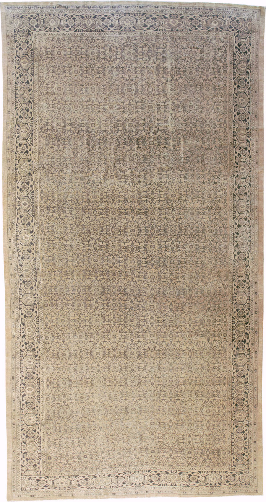 Antique Persian Mahal Carpet, No.24118 - Galerie Shabab