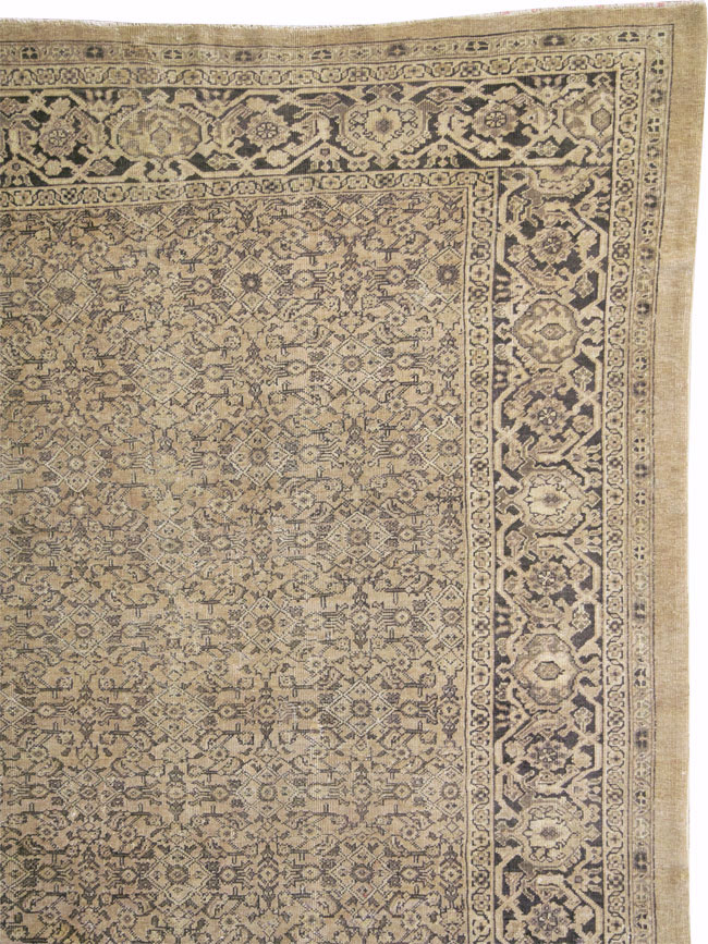 Antique Persian Mahal Carpet, No.24118 - Galerie Shabab