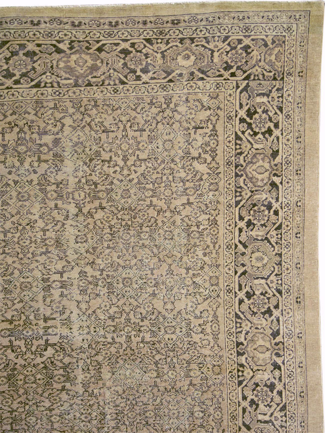 Antique Persian Mahal Carpet, No.24118 - Galerie Shabab