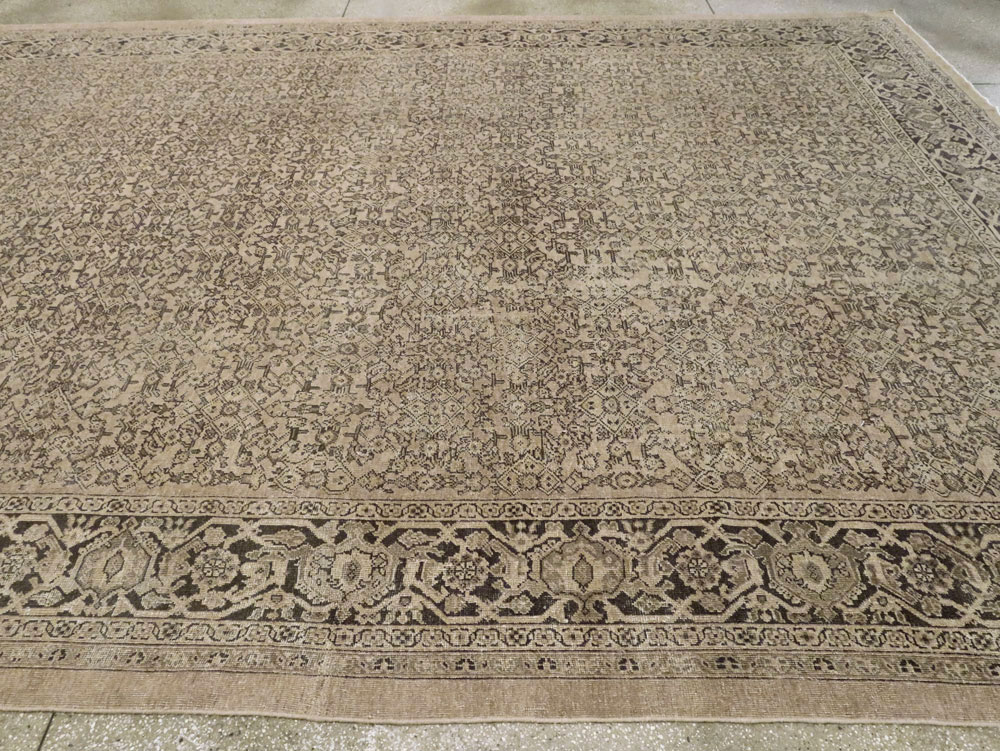 Antique Persian Mahal Carpet, No.24118 - Galerie Shabab