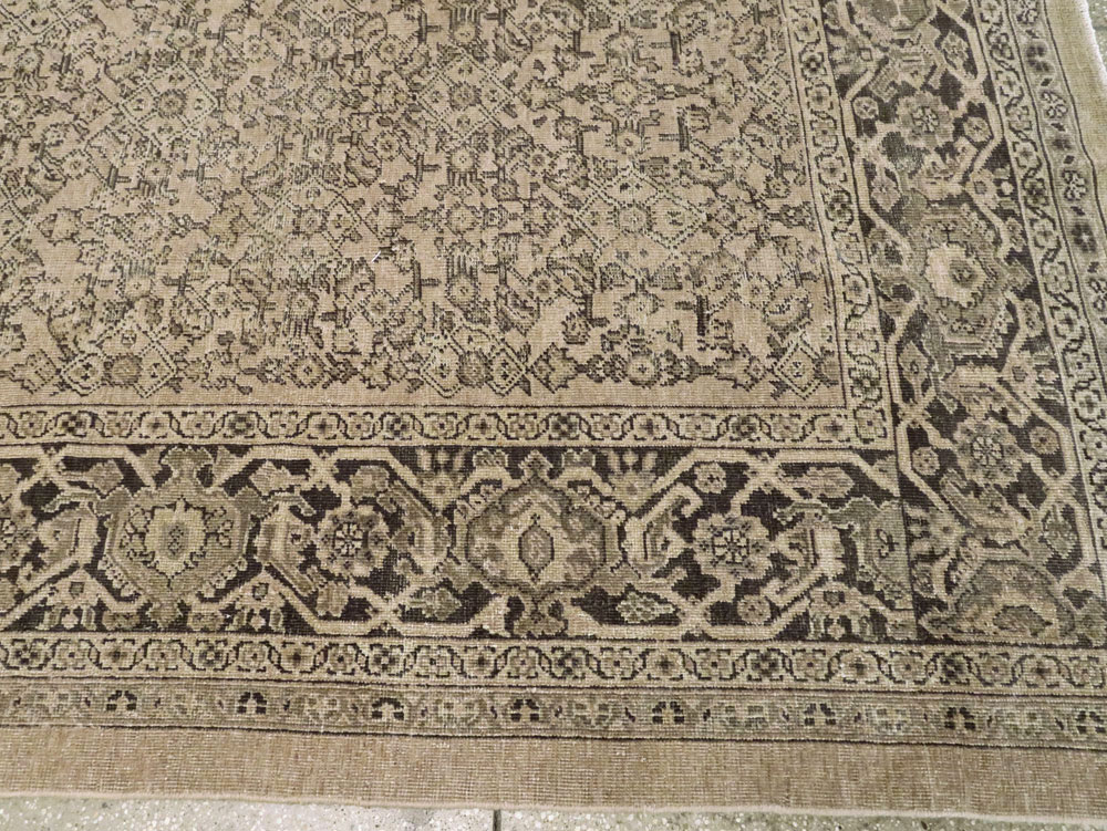 Antique Persian Mahal Carpet, No.24118 - Galerie Shabab