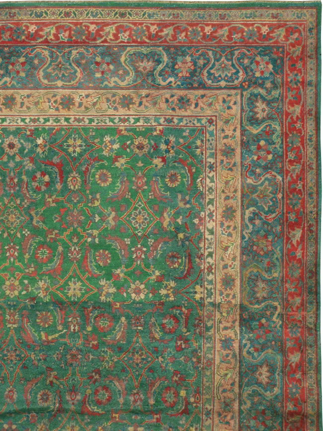 Vintage Indian Lahore Carpet, No.24129 - Galerie Shabab