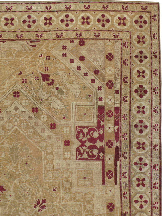 Vintage Indian Agra Carpet, No.24135 - Galerie Shabab