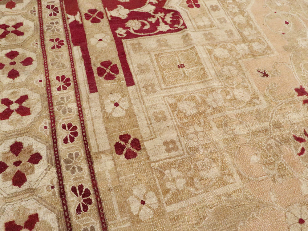 Vintage Indian Agra Carpet, No.24135 - Galerie Shabab