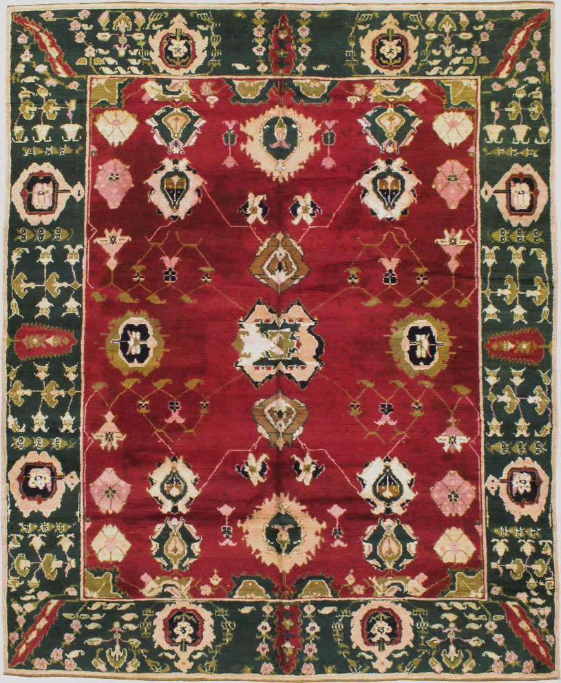 Vintage Indian Mazalpatan Carpet, No.24136 - Galerie Shabab