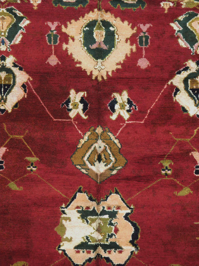 Vintage Indian Mazalpatan Carpet, No.24136 - Galerie Shabab
