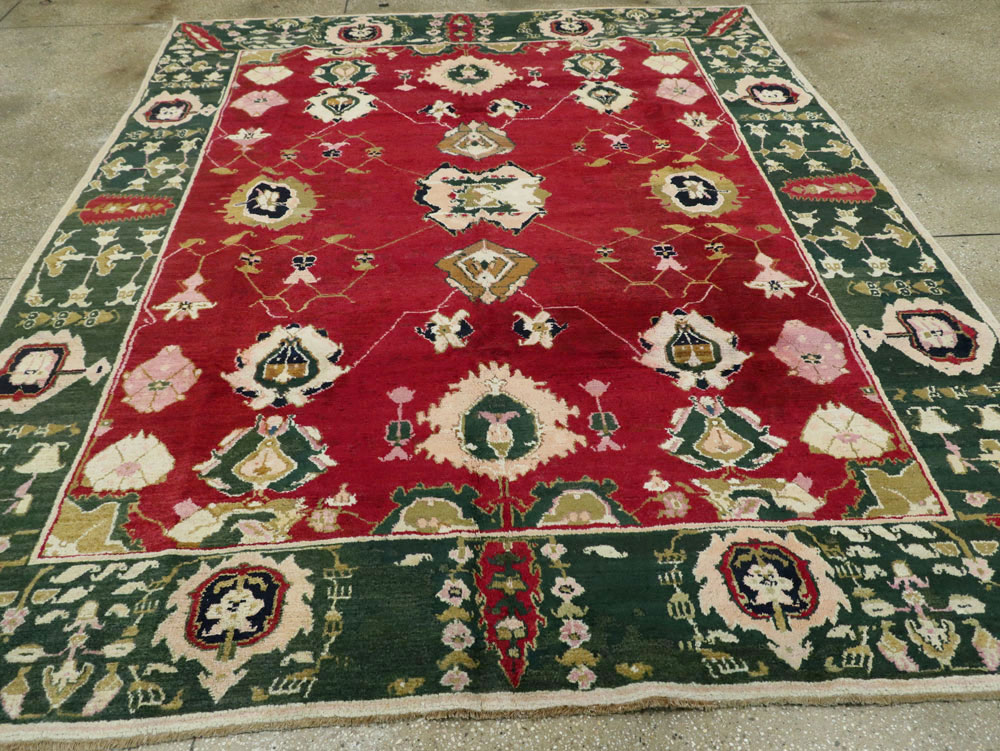 Vintage Indian Mazalpatan Carpet, No.24136 - Galerie Shabab