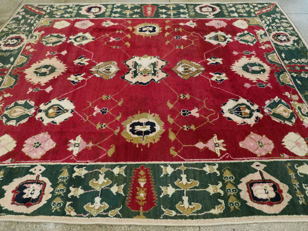 Vintage Indian Mazalpatan Carpet, No.24136 - Galerie Shabab