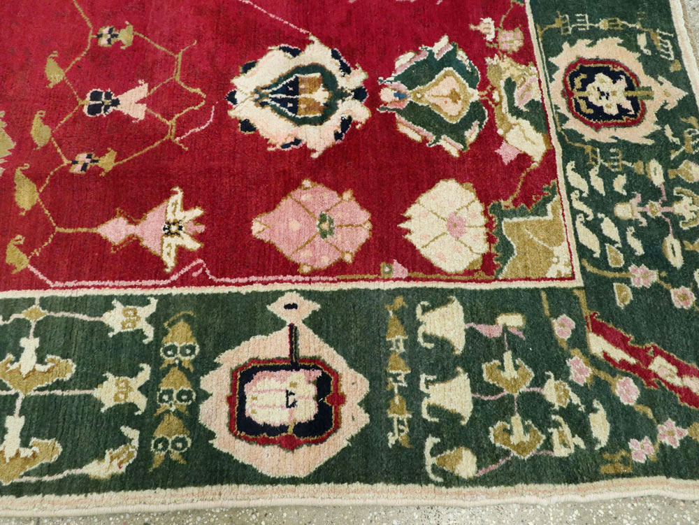 Vintage Indian Mazalpatan Carpet, No.24136 - Galerie Shabab