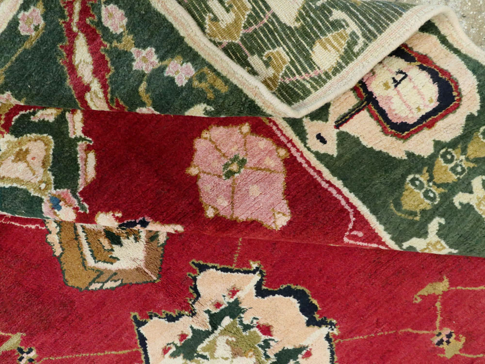 Vintage Indian Mazalpatan Carpet, No.24136 - Galerie Shabab