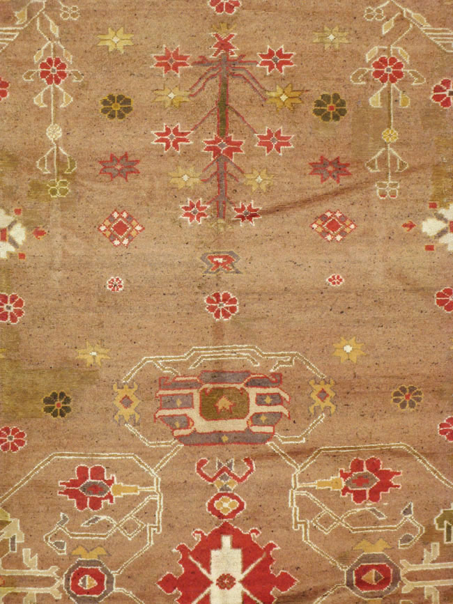 Vintage Indian Mazalpatan Carpet, No.24138 - Galerie Shabab