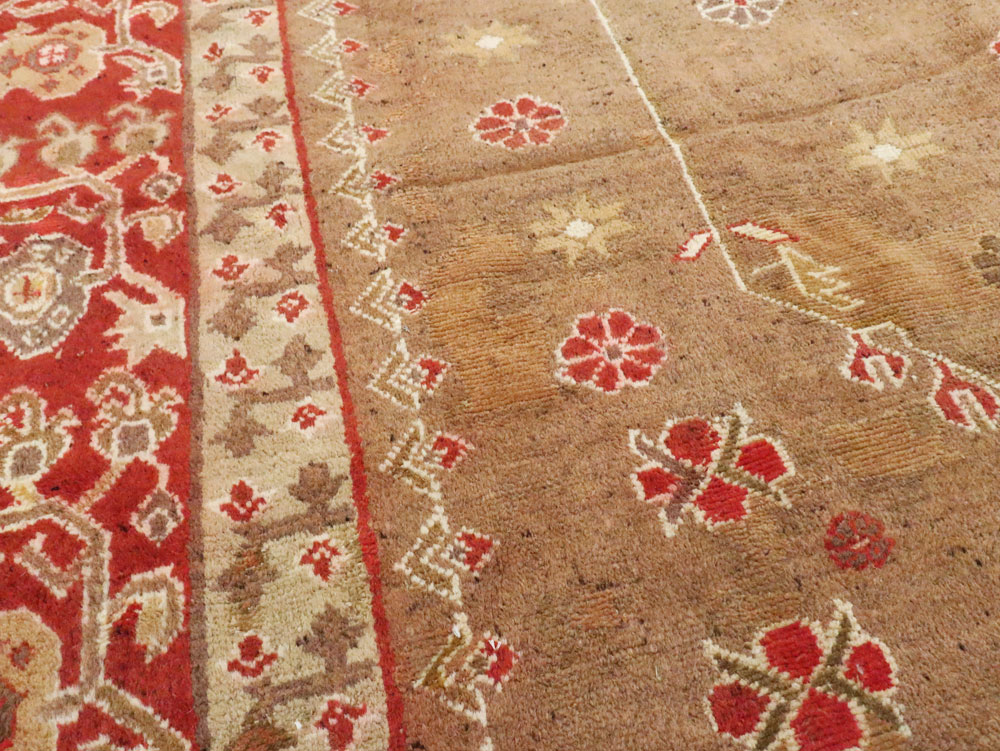 Vintage Indian Mazalpatan Carpet, No.24138 - Galerie Shabab