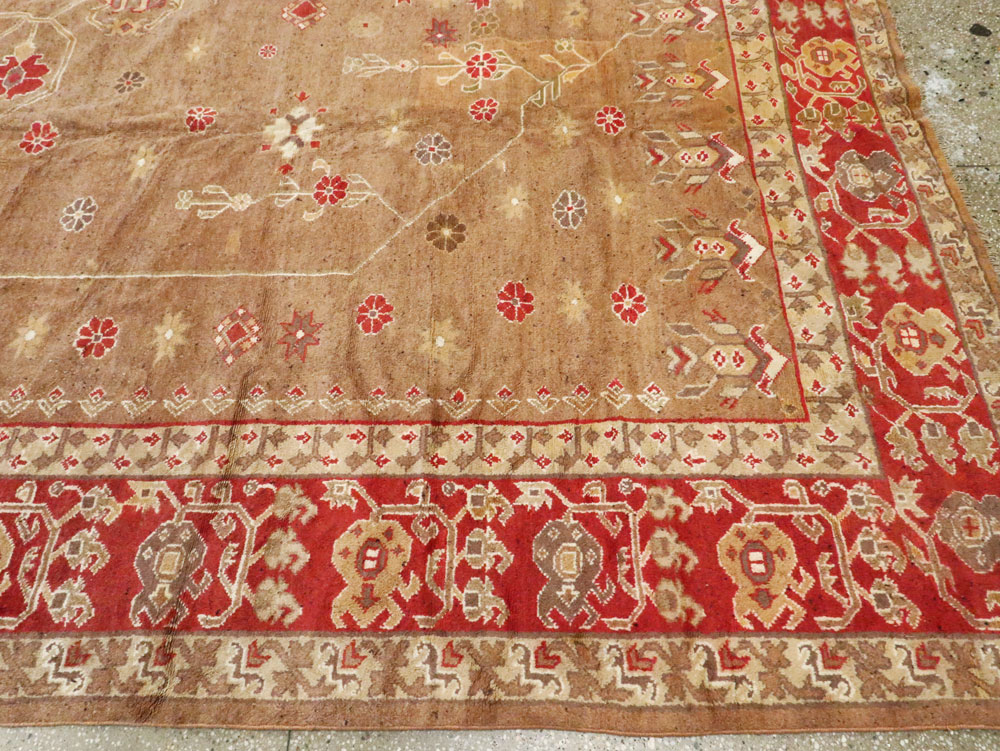 Vintage Indian Mazalpatan Carpet, No.24138 - Galerie Shabab