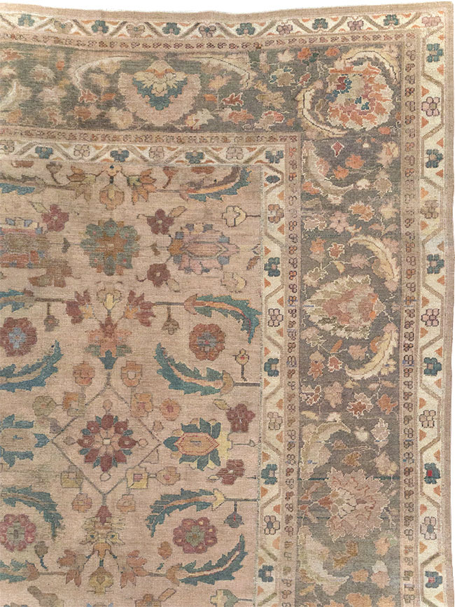 Antique Indian Lahore Large Carpet, No.24155 - Galerie Shabab