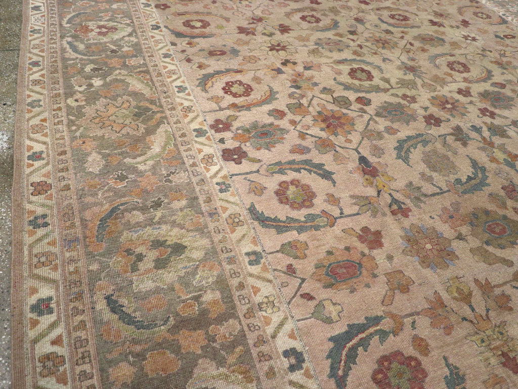 Antique Indian Lahore Large Carpet, No.24155 - Galerie Shabab