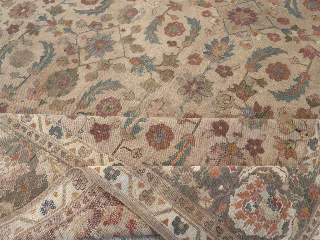 Antique Indian Lahore Large Carpet, No.24155 - Galerie Shabab