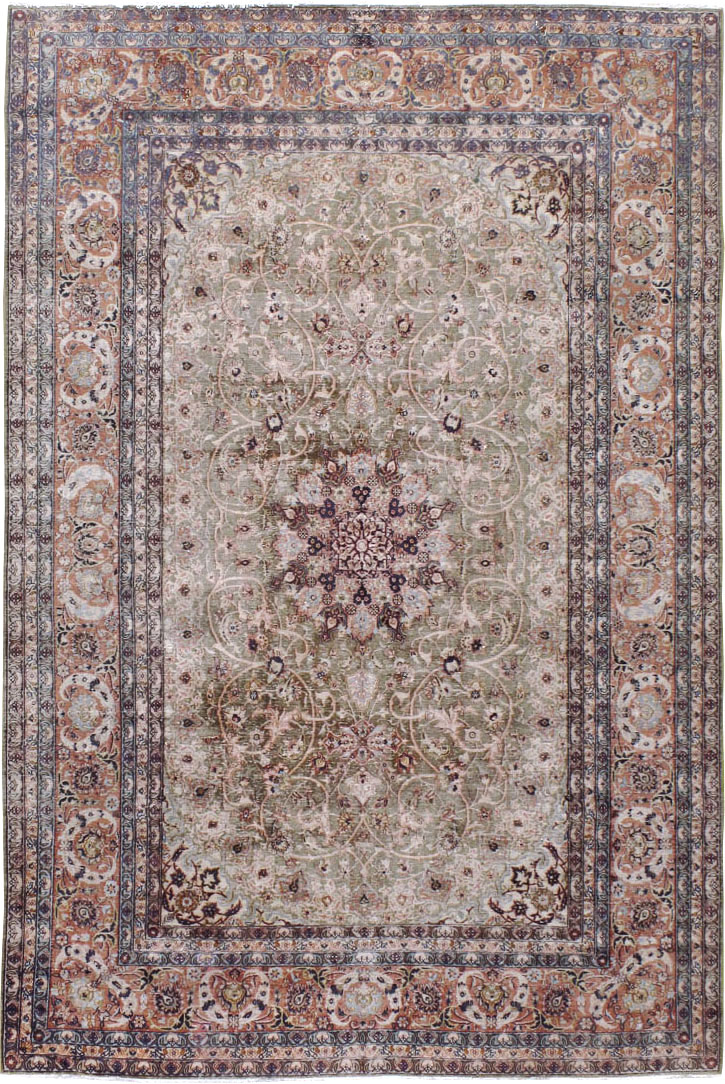 Vintage Indian Lahore Carpet, No.24159 - Galerie Shabab