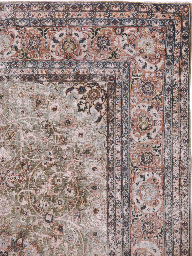 Vintage Indian Lahore Carpet, No.24159 - Galerie Shabab