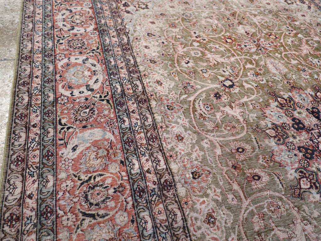 Vintage Indian Lahore Carpet, No.24159 - Galerie Shabab