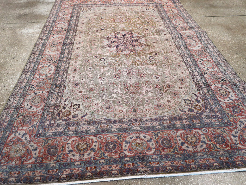 Vintage Indian Lahore Carpet, No.24159 - Galerie Shabab