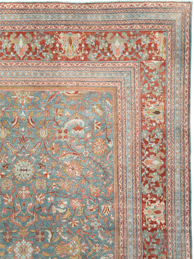 Antique Persian Mahal Oversize Carpet, No.24166 - Galerie Shabab
