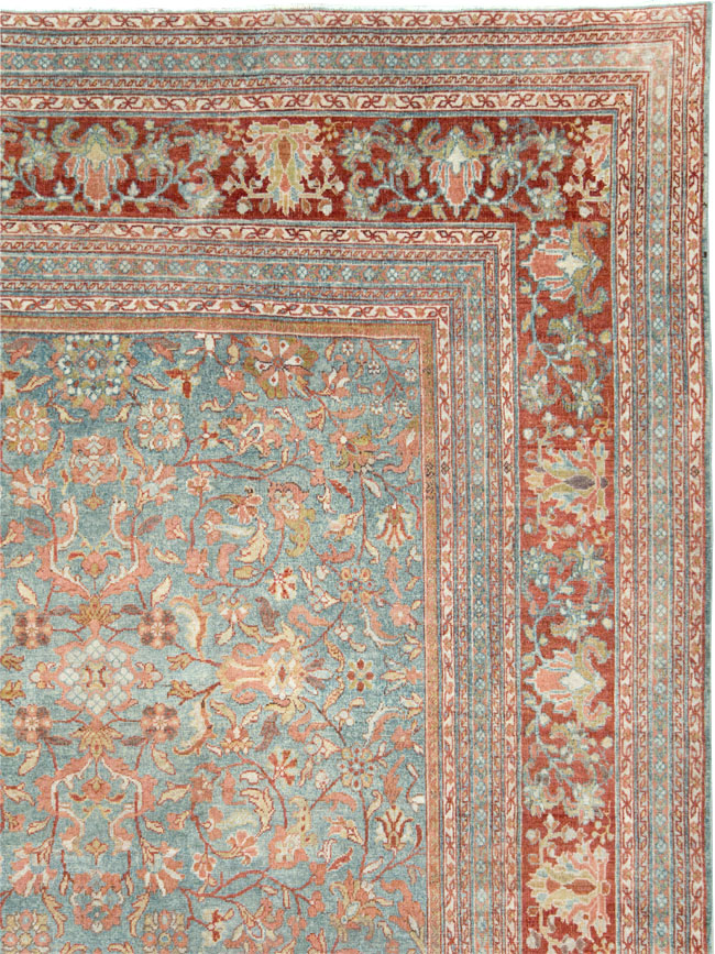 Antique Persian Mahal Oversize Carpet, No.24166 - Galerie Shabab