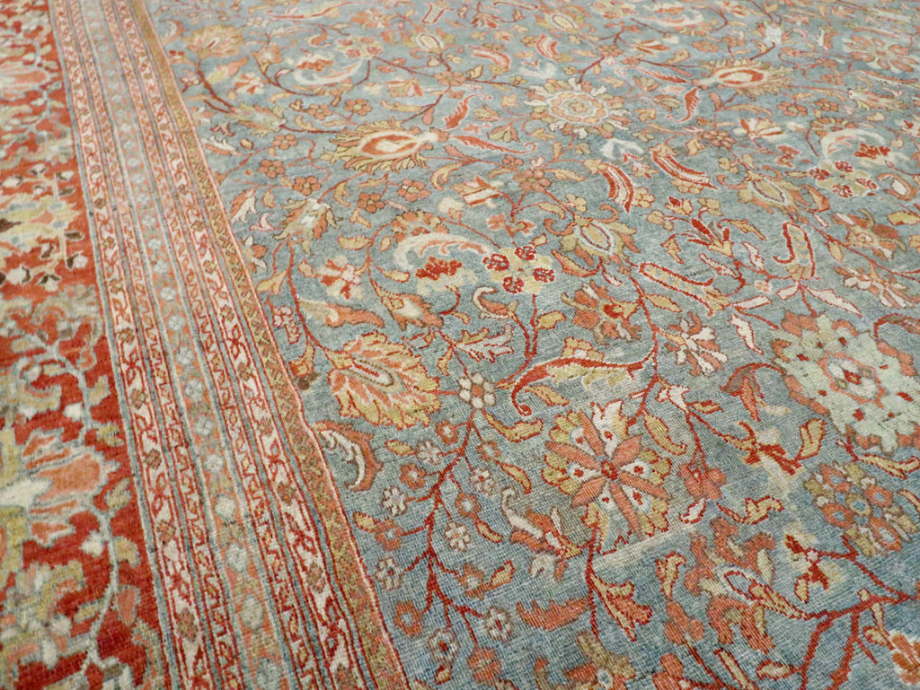 Antique Persian Mahal Oversize Carpet, No.24166 - Galerie Shabab