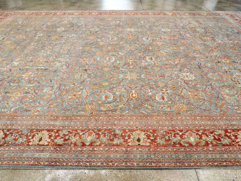 Antique Persian Mahal Oversize Carpet, No.24166 - Galerie Shabab
