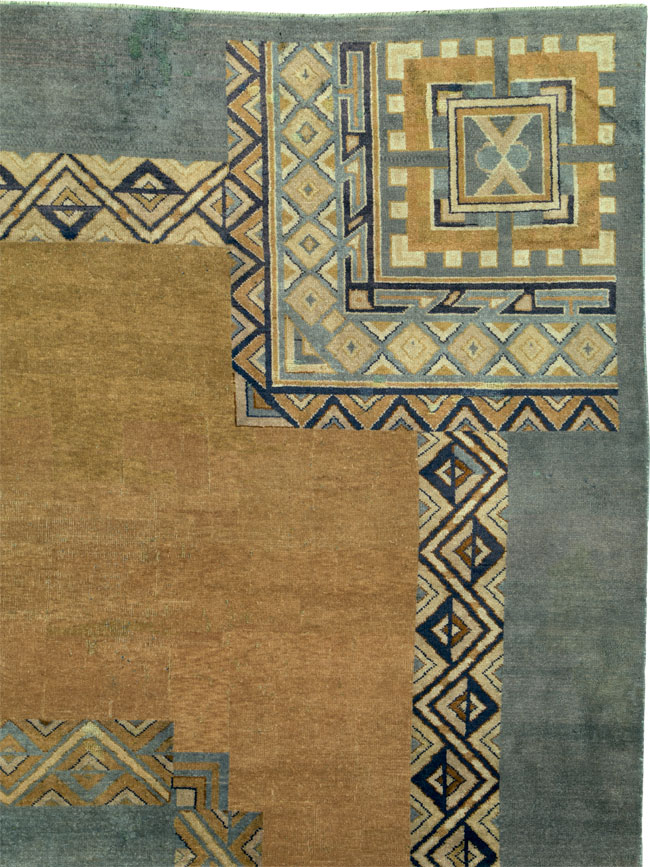 Vintage Indian Carpet, No.24172 - Galerie Shabab