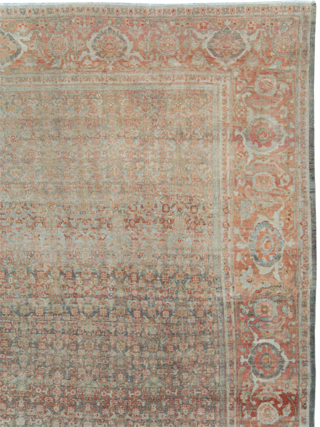 Antique Persian Senneh Malayer Oversize Carpet, No.24173 - Galerie Shabab