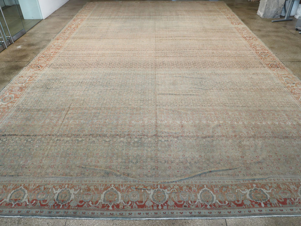 Antique Persian Senneh Malayer Oversize Carpet, No.24173 - Galerie Shabab
